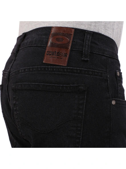 Outdoor Men's Regular Fit Jeans (OutdoorJeans8)-32-Jet Black-5