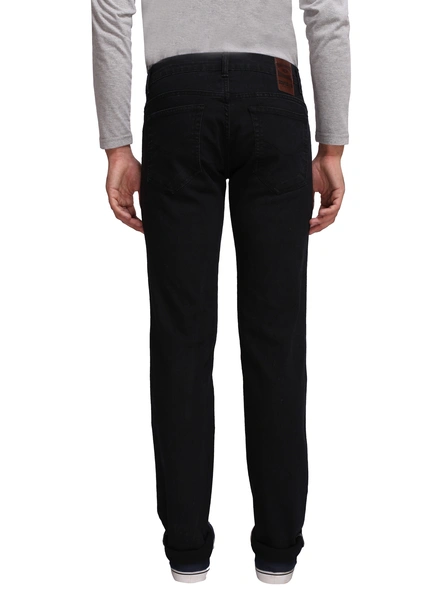 Outdoor Men's Regular Fit Jeans (OutdoorJeans8)-42-Jet Black-1
