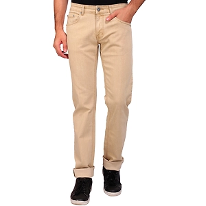 FLAGS Men's Straight Fit Jeans (Super Stretch)