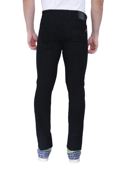 FLAGS Men's Slim Fit Jeans (Raml122)-32-Black-1