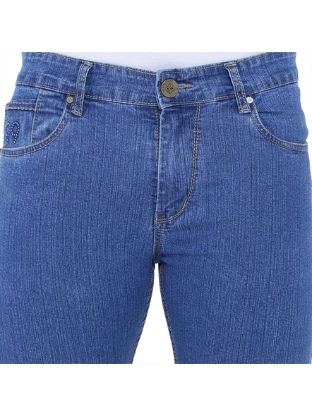 FLAGS Men's Slim Fit Jeans (Raml122)-30-Medium Blue-4