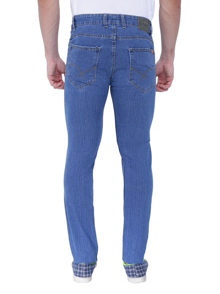 FLAGS Men's Slim Fit Jeans (Raml122)-38-Medium Blue-1