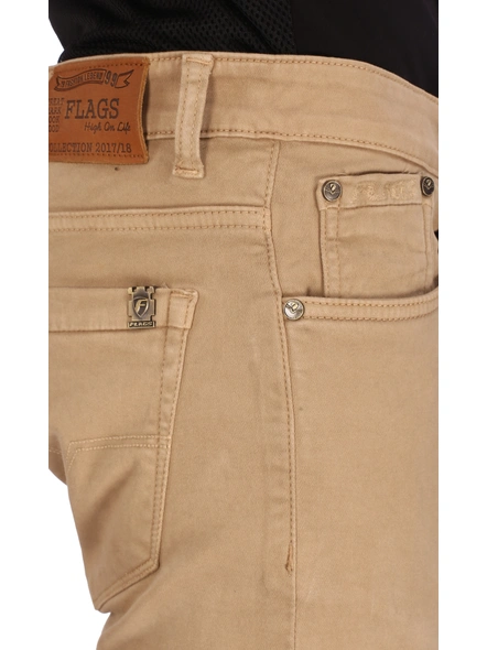 FLAGS Men's Slim Fit Jeans (Raml-Flags)-34-Light Brown-3
