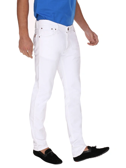 FLAGS Men's Slim Fit Jeans (Raml-Flags)-40-White-2