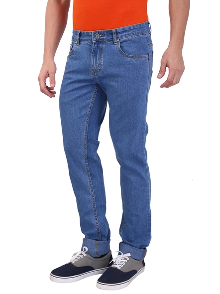 FLAGS Men's Slim Fit Jeans (Raml-Economy)-32-Medium Blue-2