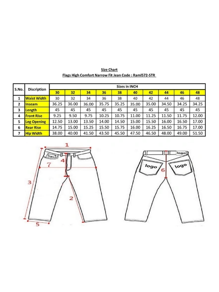 FLAGS Men's Slim Fit Jeans (Raml-Economy)-36-Medium Blue-5