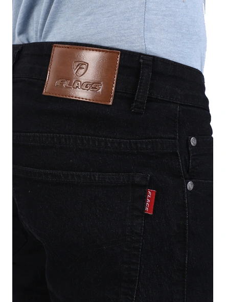 FLAGS Men's Slim Fit Jeans (Raml-Economy)-42-Black-3