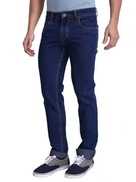 FLAGS Men's Slim Fit Jeans (Raml-Economy)-32-Dark Blue-2