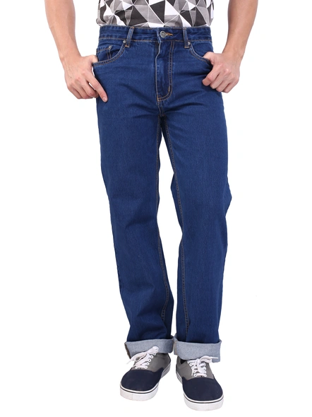 FLAGS Men's Jeans Silky Denim (Ram-Basic)-Raml759-34-Blue