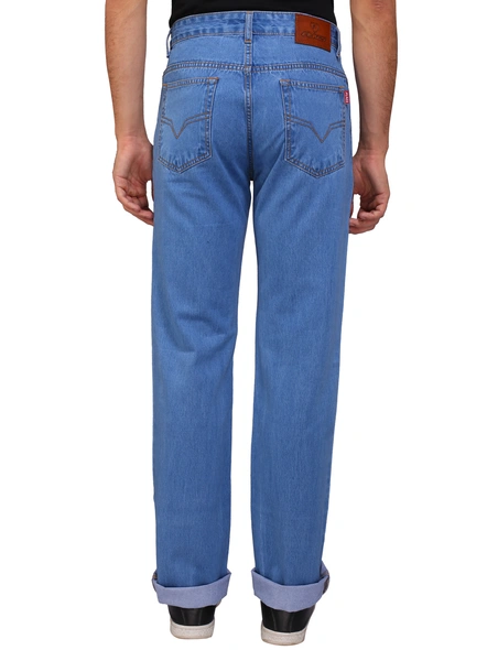 FLAGS Men's Jeans Silky Denim (Ram-Basic)-30-Medium Blue-1