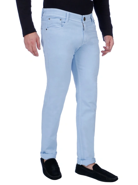 FLAGS Men's Slim Fit Stretch Jeans (Ram-895)-30-Ice Blue-2