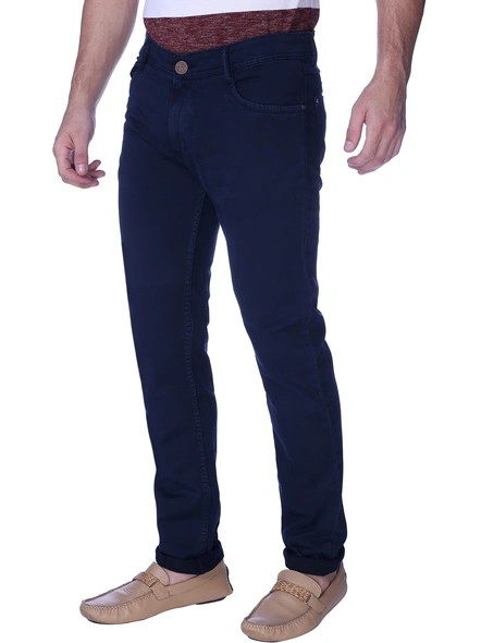 FLAGS Men's Slim Fit Stretch Jeans (Ram-895)-30-Navy Blue-3