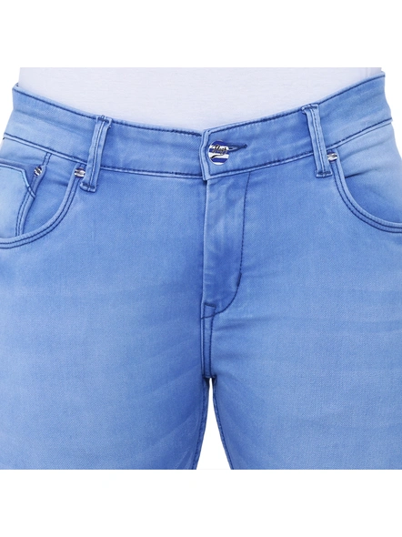 FLAGS Men's Slim Fit Stretch Jeans (Raml987)-Ice Blue-32-4