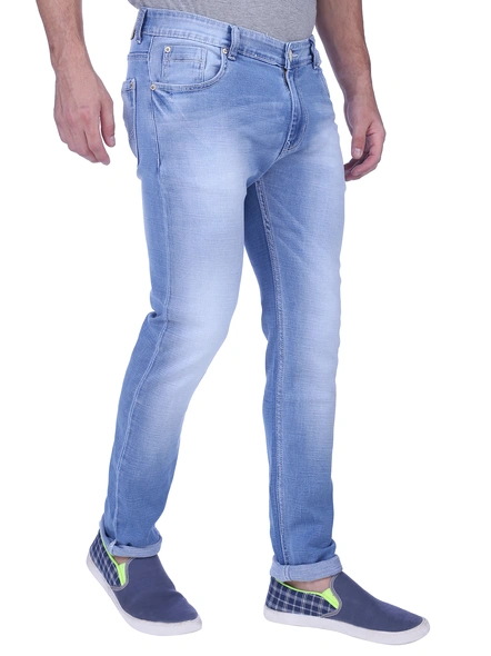 FLAGS Men's Slim Fit Stretch Jeans (Raml989)-Light Blue-38-2