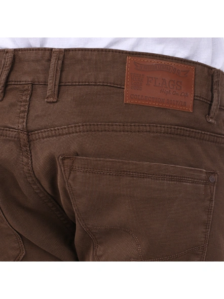FLAGS Men's Slim Fit Jeans (Raml997)-Brown-32-4