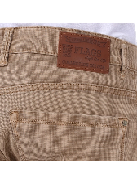 FLAGS Men's Slim Fit Jeans (Raml997)-34-Khaki-4