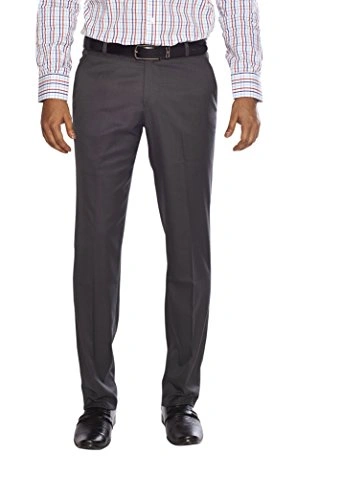 FLAGS Men's Formal Trouser PV Stretch (Trouser)-Trouser_003_Dgrey_STR-30