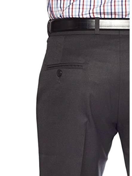 FLAGS Men's Formal Trouser PV Stretch (Trouser)-36-Dark Grey-3