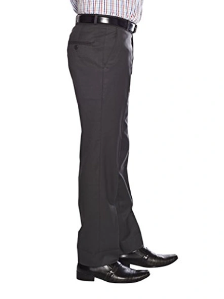 FLAGS Men's Formal Trouser PV Stretch (Trouser)-38-Dark Grey-2