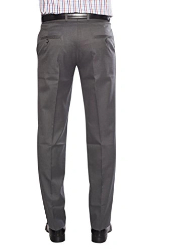 FLAGS Men's Formal Trouser PV Stretch (Trouser)-30-Medium Grey-1