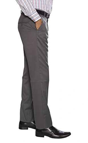 FLAGS Men's Formal Trouser PV Stretch (Trouser)-30-Medium Grey-2