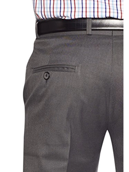 FLAGS Men's Formal Trouser PV Stretch (Trouser)-30-Medium Grey-3