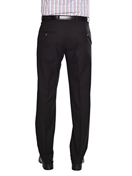 FLAGS Men's Formal Trouser PV Stretch (Trouser)-32-Black-1