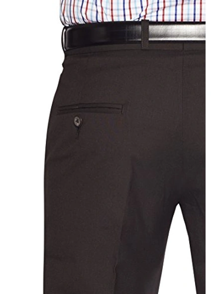FLAGS Men's Formal Trouser PV Stretch (Trouser)-30-Coffee-3