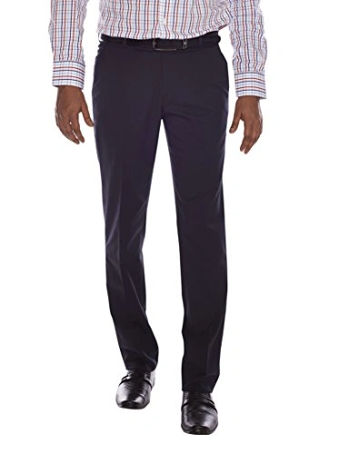 FLAGS Men's Formal Trouser PV Stretch (Trouser)-Trouser_007_NBlue_STR-30