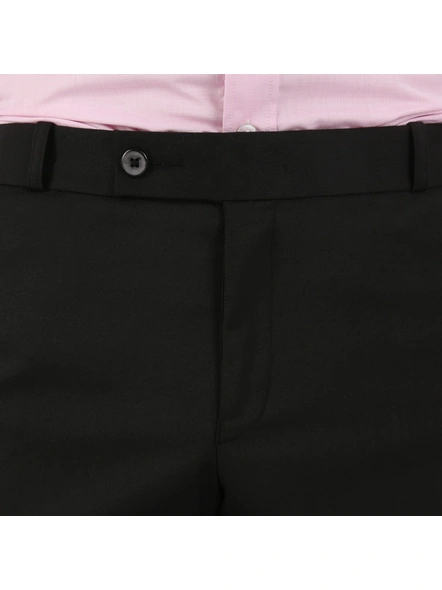 FLAGS Men's Formal Trouser PV Stretch (Trouser)-30-Black-4