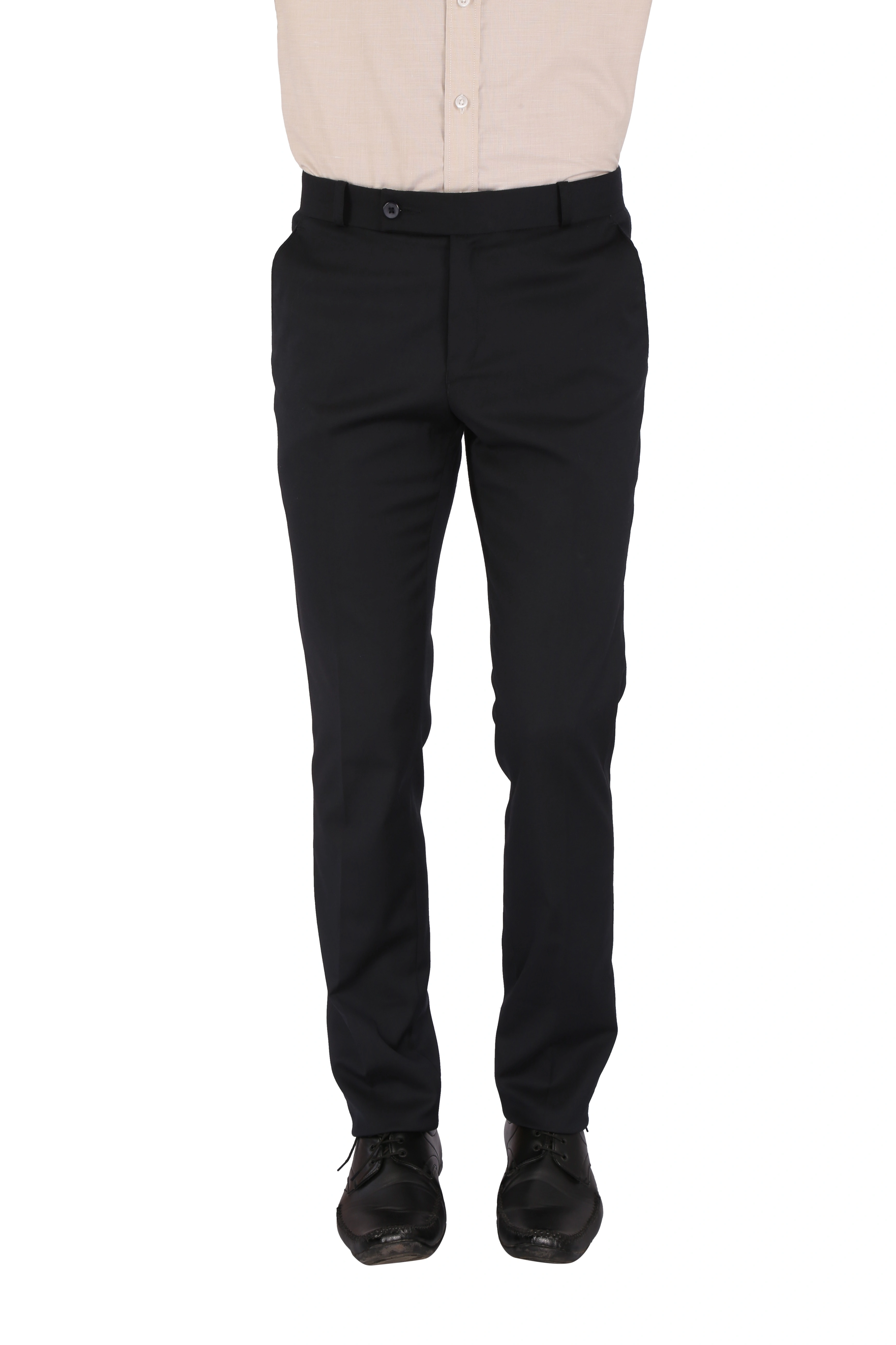 FLAGS Men's Formal Trouser PV Stretch (Trouser)-Trouser_009_Navy-32