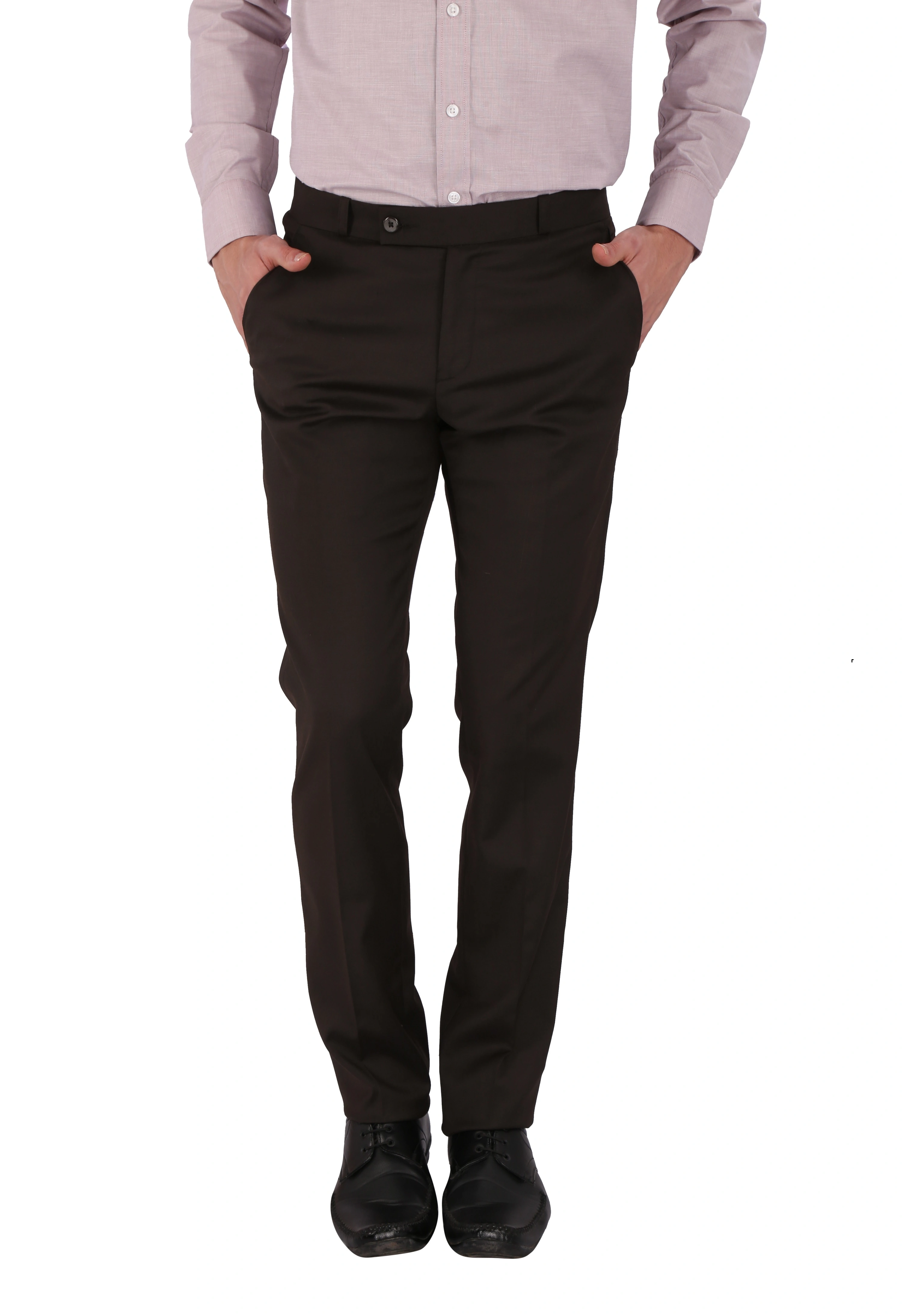 FLAGS Men's Formal Trouser PV Stretch (Trouser)-Trouser_010__Coffee-30