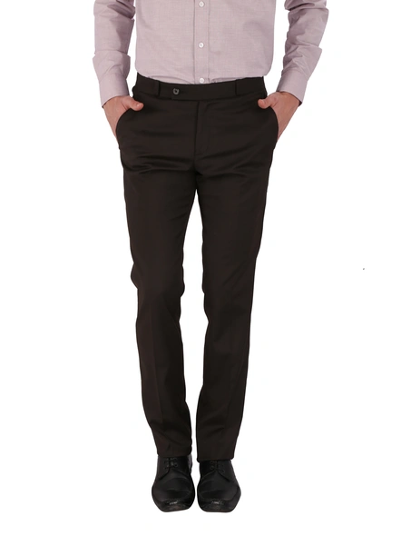 FLAGS Men's Formal Trouser PV Stretch (Trouser)-Trouser_010__Coffee-30