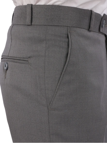 FLAGS Men's Formal Trouser PV Stretch (Trouser)-32-Grey-5