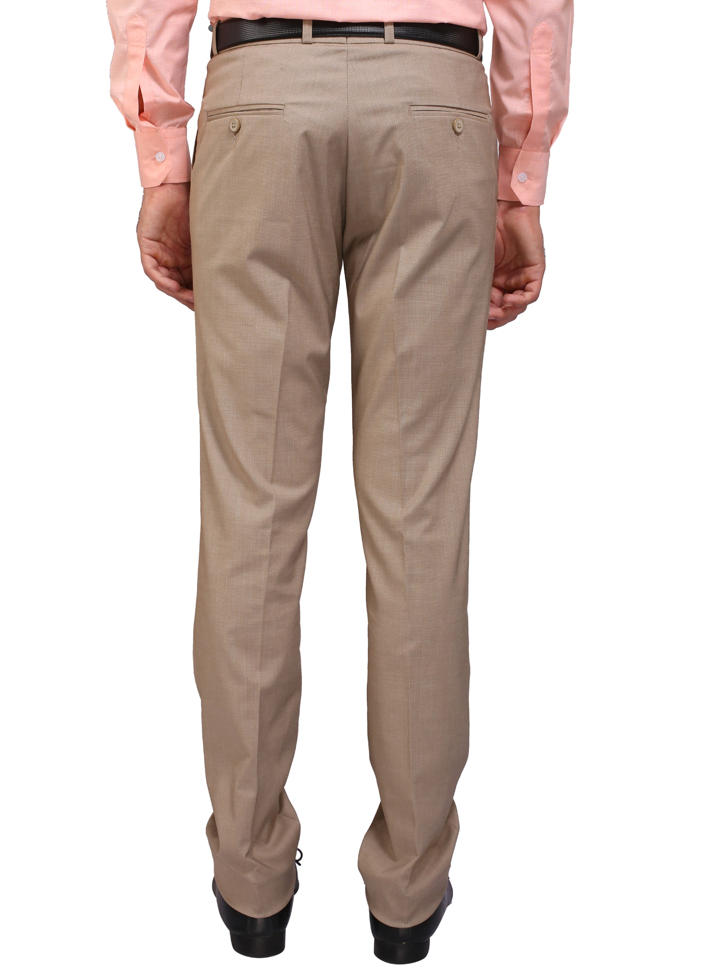 FLAGS Men's Formal Trouser PV Stretch (Trouser)-30-Khaki-1