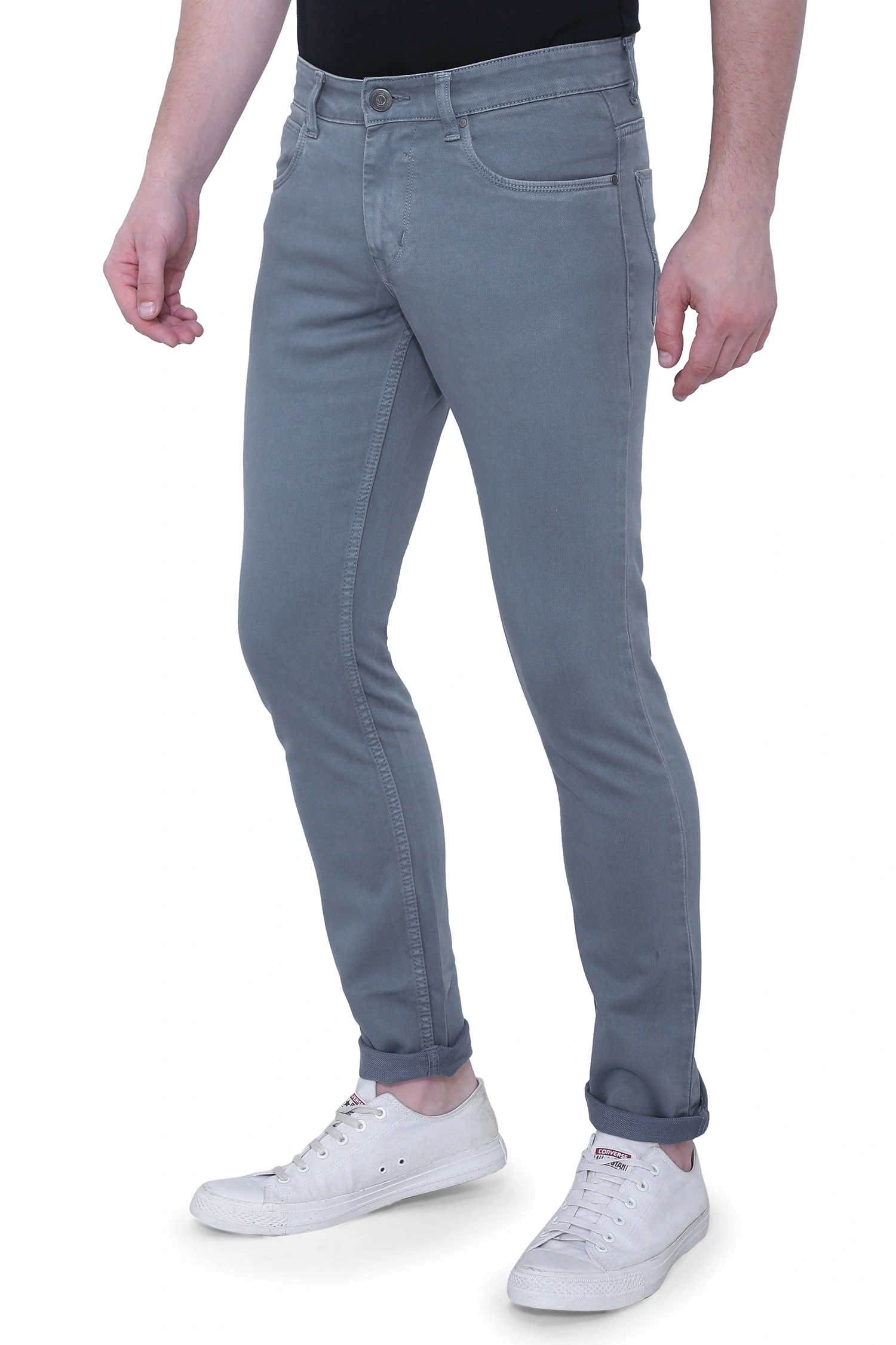 JACKWIN Men's Jeans-30-Urbangrey-2