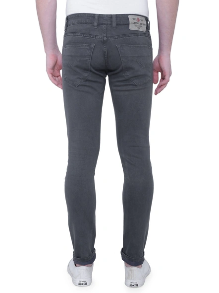 JACKWIN Men's Jeans-36-Grey-1