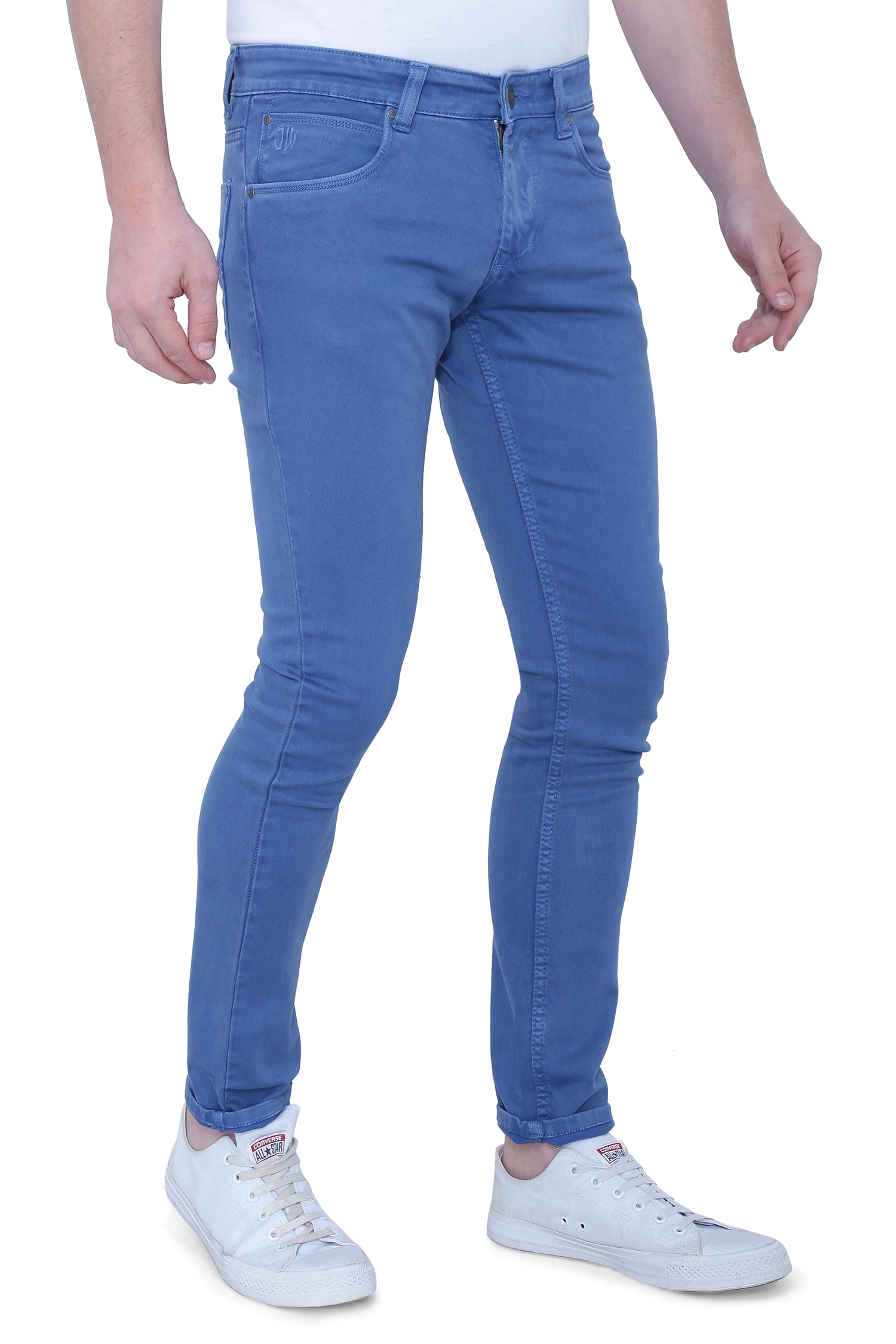 JACKWIN Men's Jeans-34-Oceanblue-3