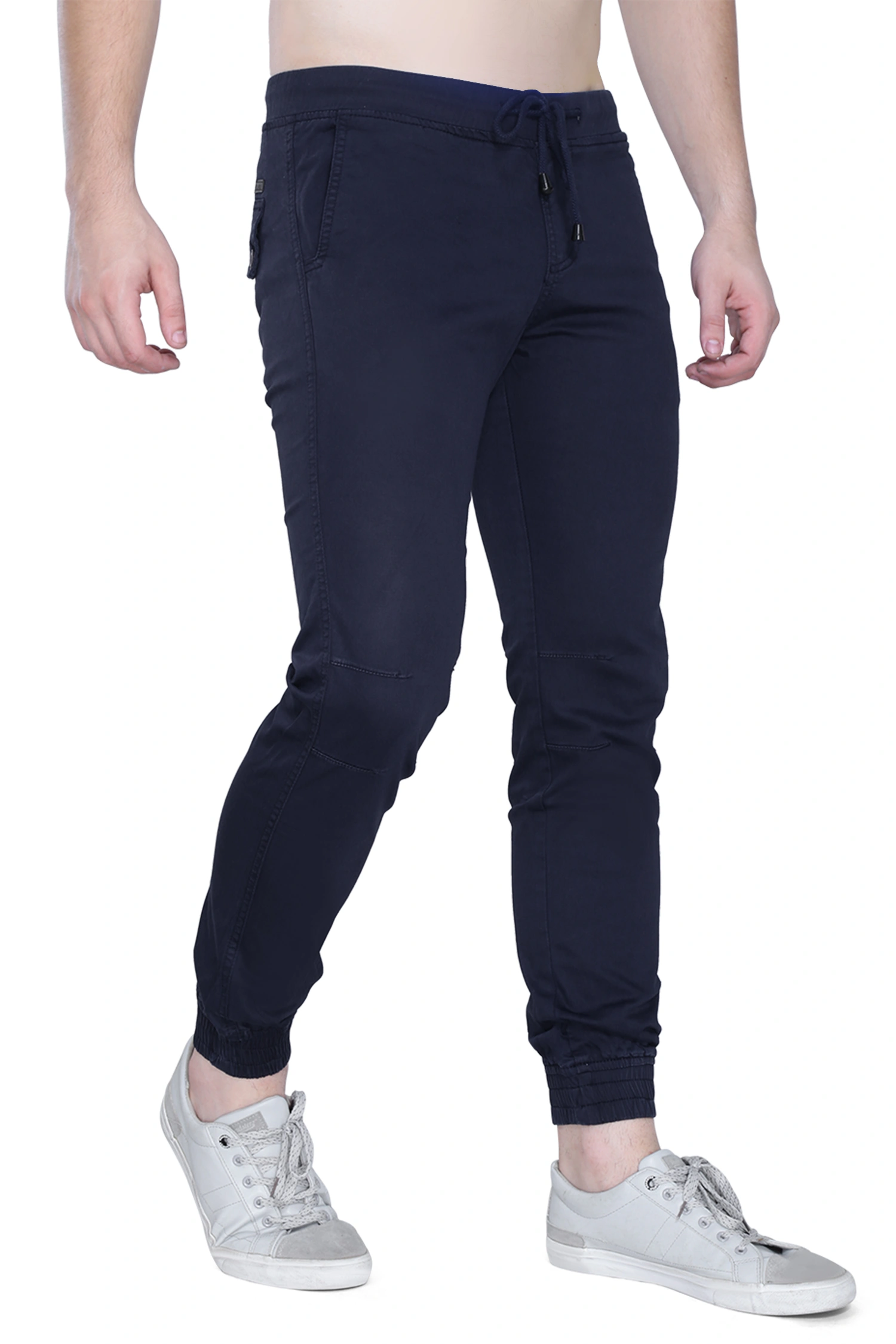 FLAGS Men's Relax Fit Joggers Pant (047-JGGR)-32-Navy-1