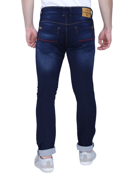 JACKWIN Men's Jeans-34-Carbon Blue-3