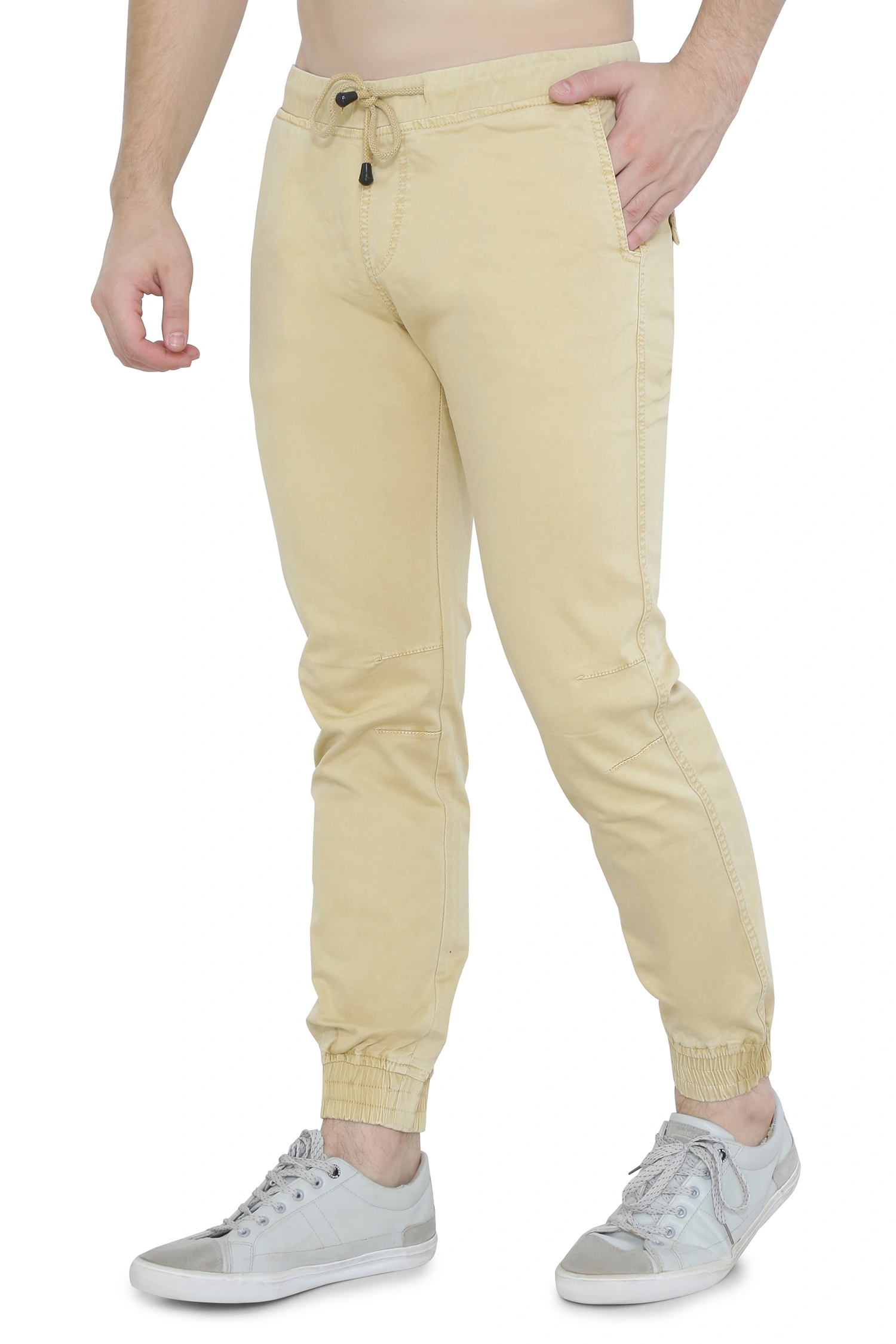 FLAGS Men's Relax Fit Joggers Pant (047-JGGR)-36-Almond-2