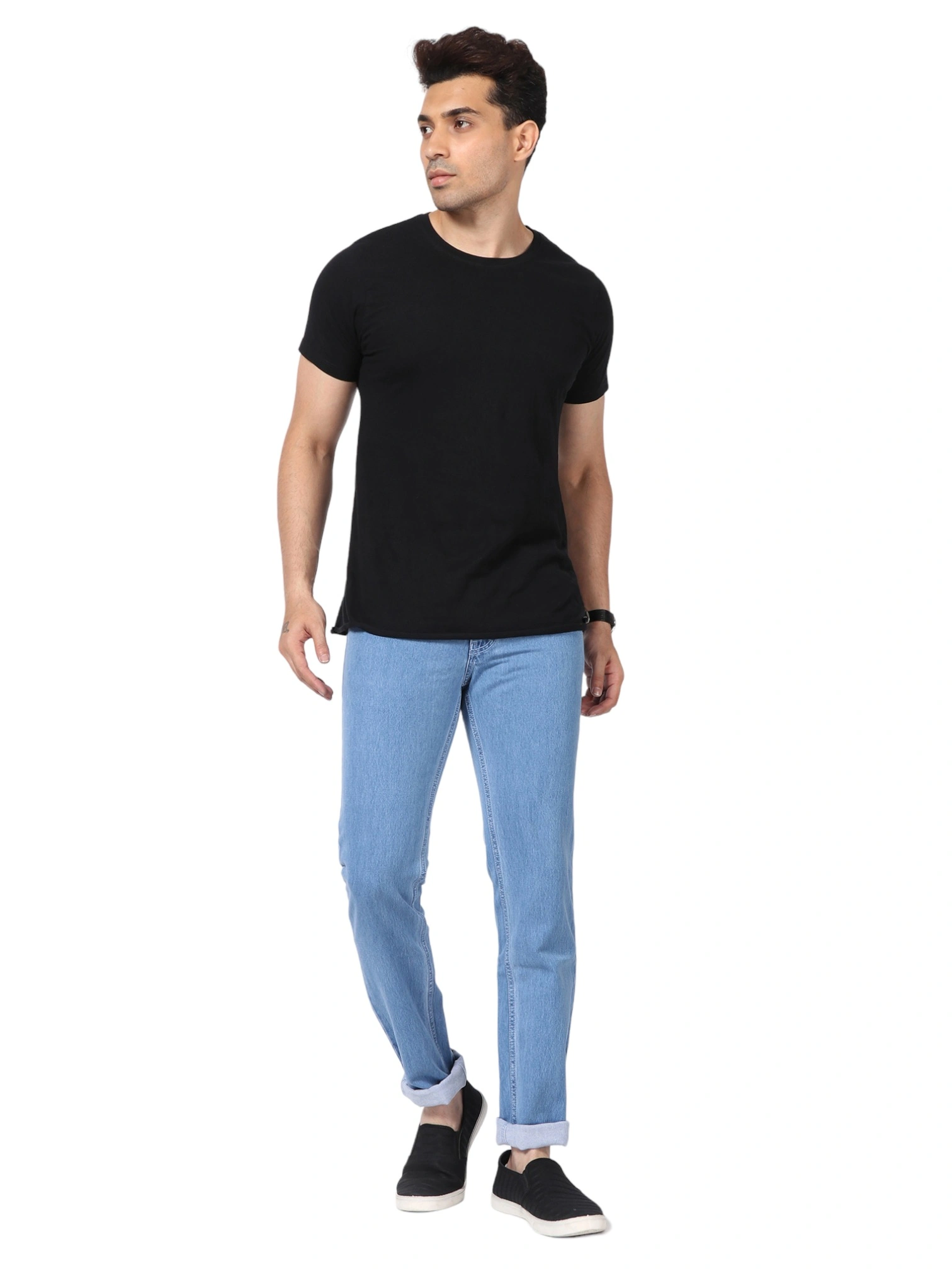 FLAGS Non-Stretch Slim Fit Mens Jeans  Style Code_008ns-MBlue-32-3