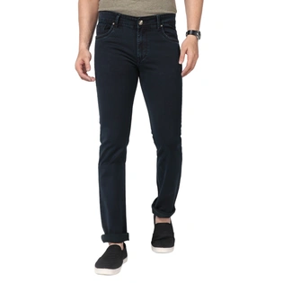 FLAGS Stretch Slim Fit Men's Jeans - Classic Cotton Denim for Modern Style