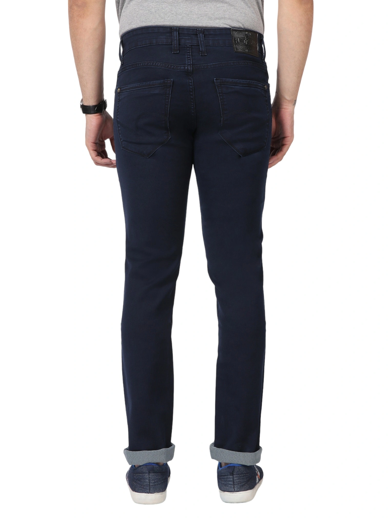 FLAGS Stretch Slim Fit Men's Jeans Style Code_880-CBlue-38-1