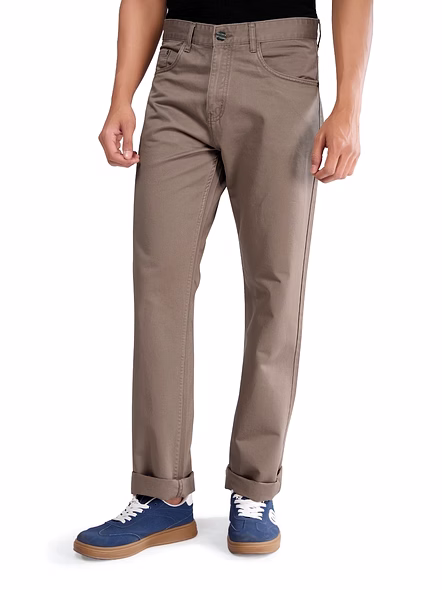 FLAGS Men's Jeans Silky Denim (Ram-Basic)-Raml772-Jumbo-48-DSTBrown