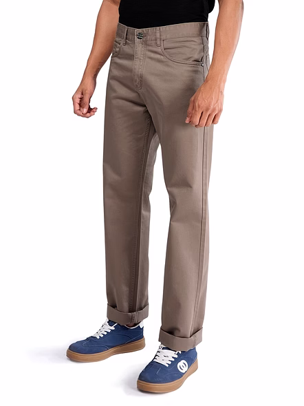 FLAGS Men's Jeans Silky Denim (Ram-Basic)-48-48-DSTBrown-DSTBrown-4