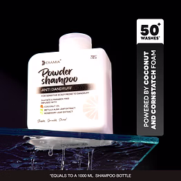 diamia anti dandruff dry powder shampoo