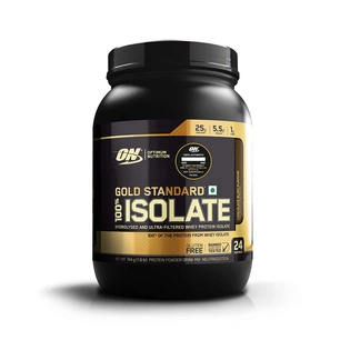 Optimum Nutrition (ON) Gold Standard 100% Isolate Whey Protein Powder - 1.6 lb