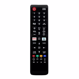 supratech electronics supratech remote control compatible with samsung smart tvs – 4k lcd, led, oled, qled, uhd, hd & plasma models | ir remote with netflix & prime hot keys