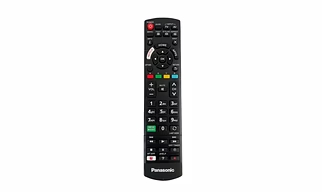 Supratech Remote Control Compatible with Panasonic LCD/LED Smart TVs – Replacement Remote with Netflix & Hexa Boost Keys, Backlit Buttons | No Setup Required